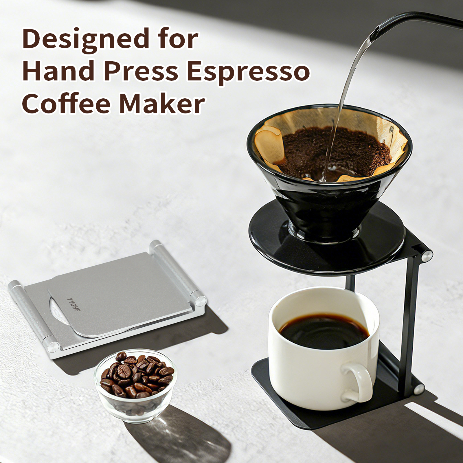 Coffee Equipment Set - 2026 Foldable Aluminum Alloy Coffee Machine