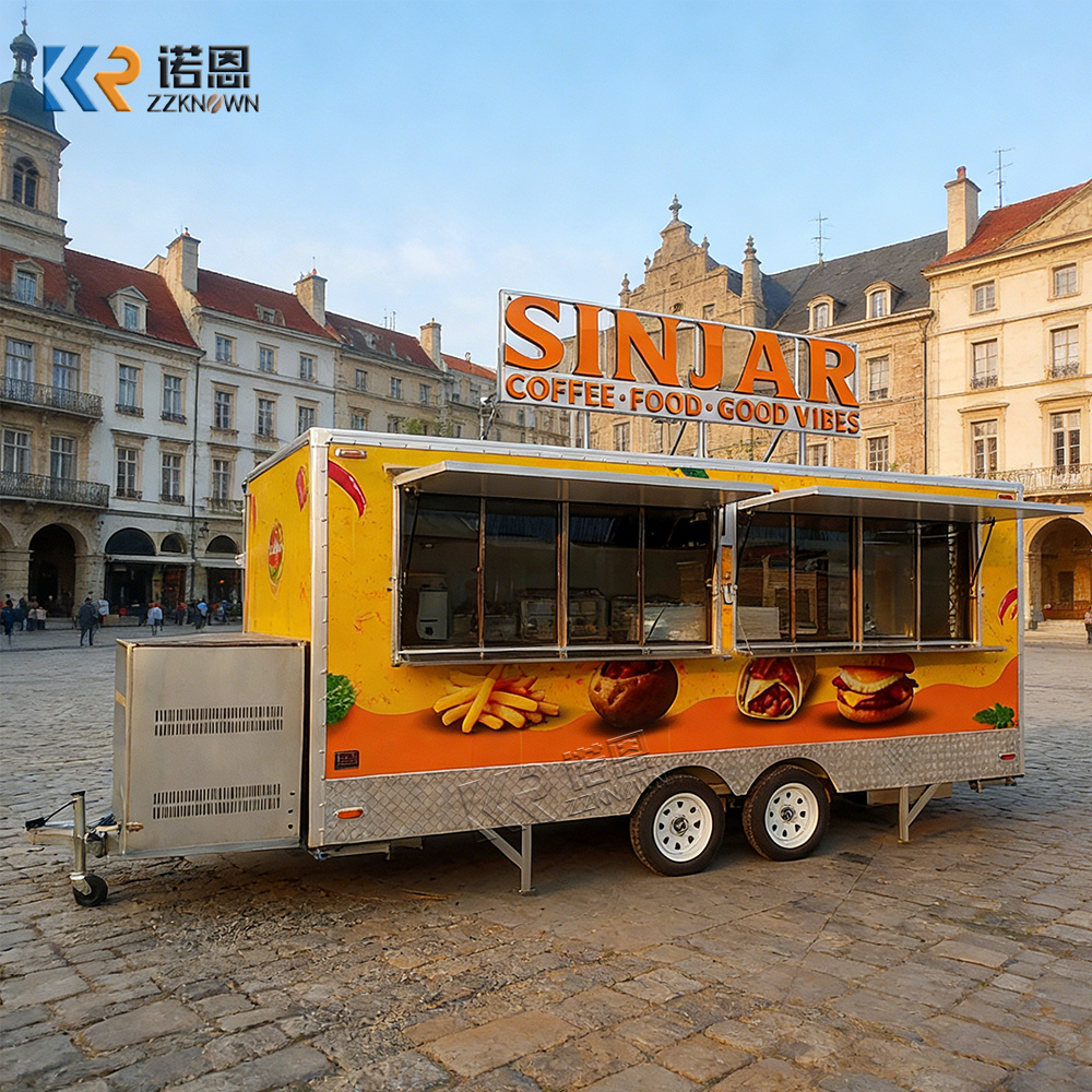 Coffee Equipment Hamburg - Mobile Coffee Pizza Food Trailer Beverage