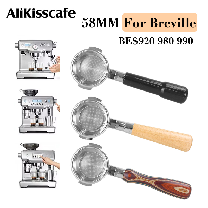 Coffee Equipment Set - 58MM Bottomless Portafilter For Breville BES920