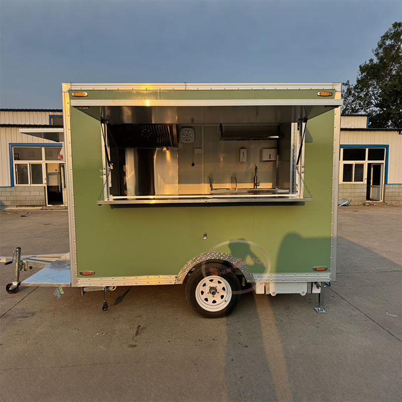 Concession Food Truck Trailer  – Coffee Equipment For Coffee Shop recenzja i cena