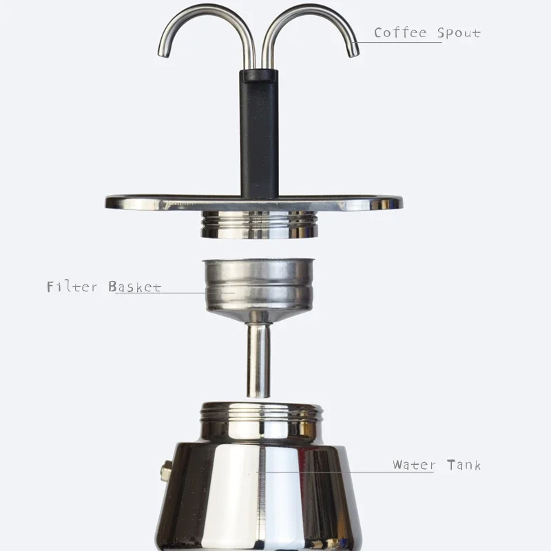 200ML Mini Moka Pot Double Tub – Coffee Equipment Set recenzja i cena