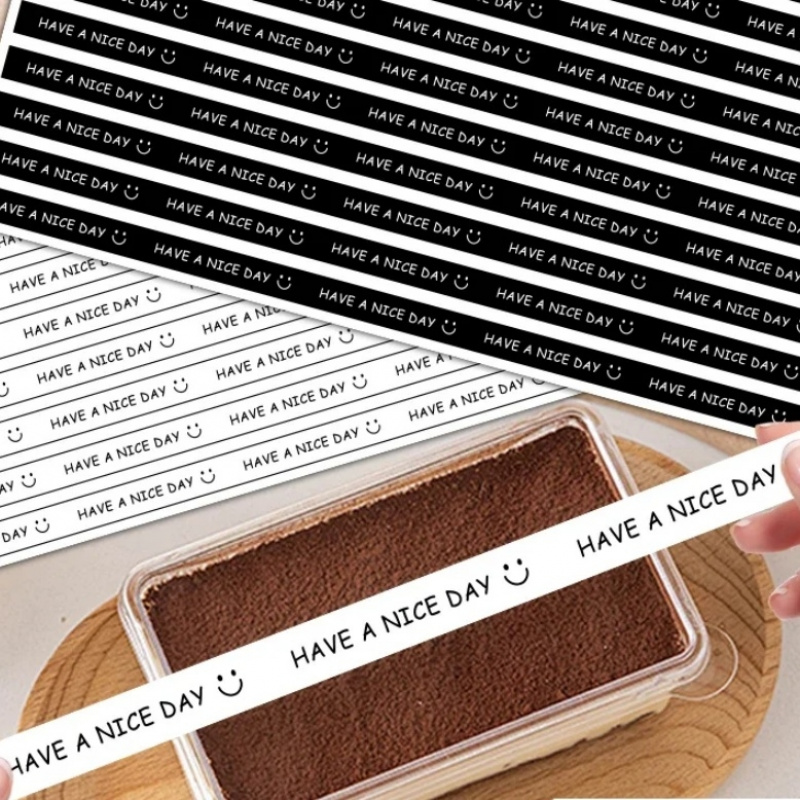 100Pcs HAVE A NICE DAY Smile F – Coffee Equipment Organizer recenzja i cena