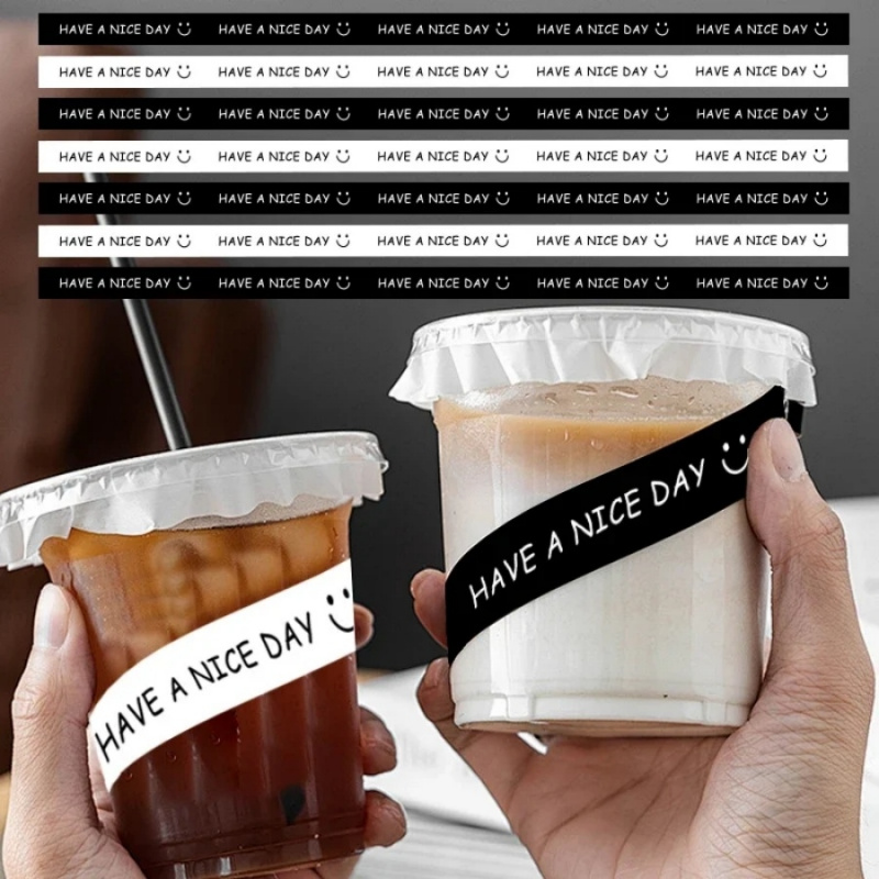 100Pcs HAVE A NICE DAY Smile F – Coffee Equipment Organizer recenzja i cena