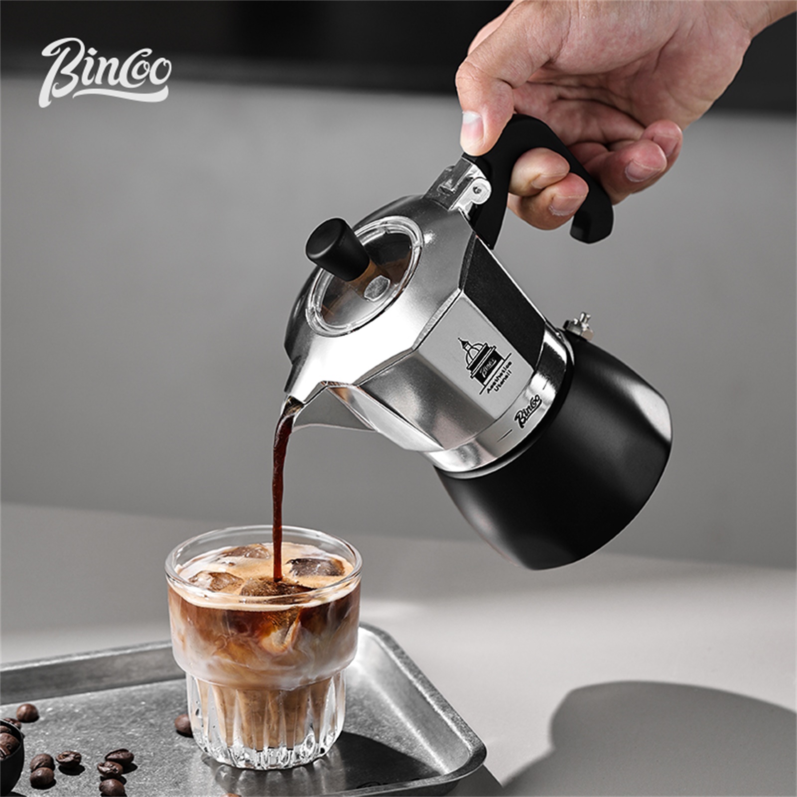 BINCOO Double Valve Moka Pot，E – Coffee Equipment Set recenzja i cena