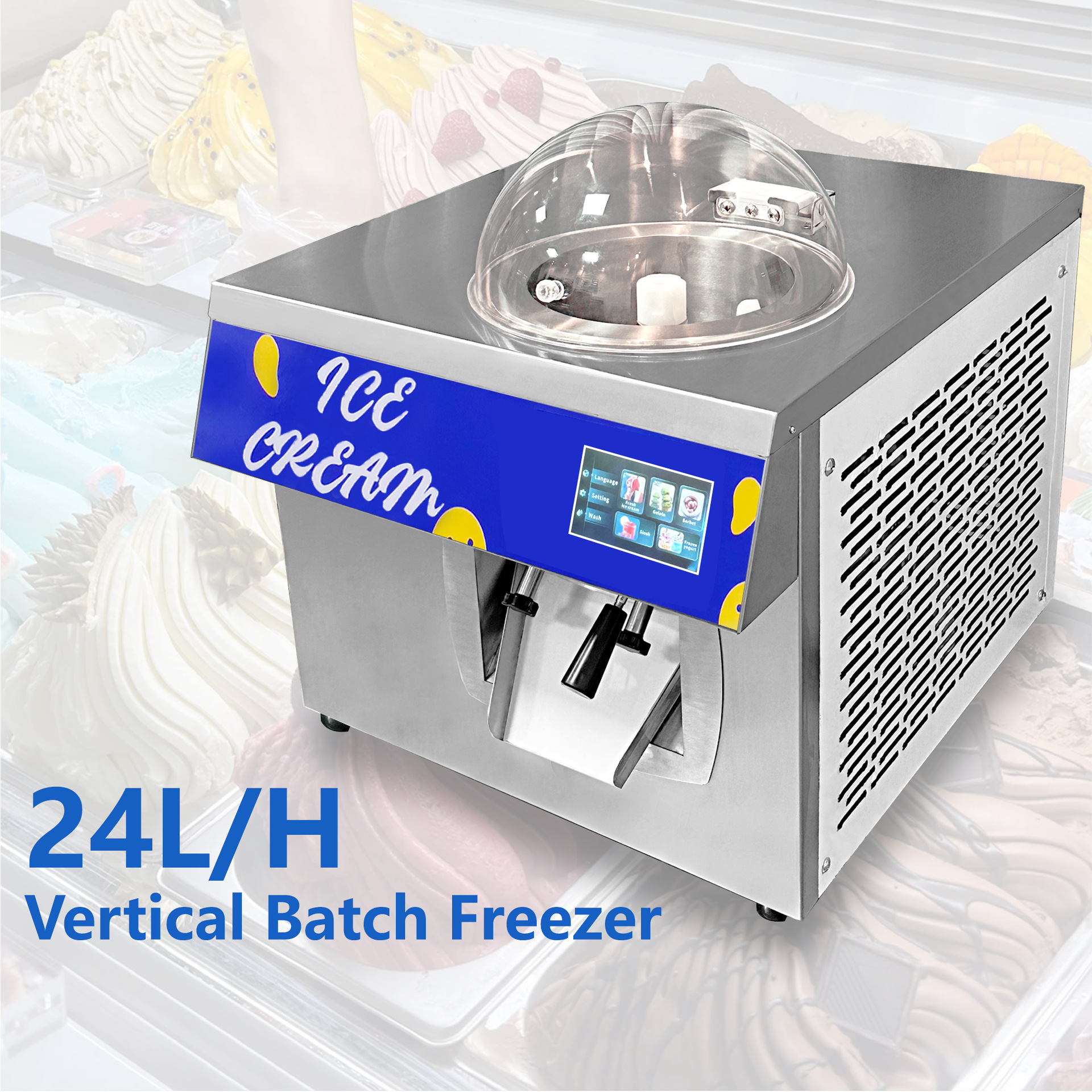 24L/H Ice Cream Machine, Coffe – Coffee Equipment For Coffee Shop recenzja i cena