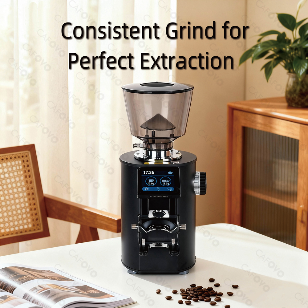 CAFOVO G664F Professional Weig – Coffee Grinder Burr Flat recenzja i cena