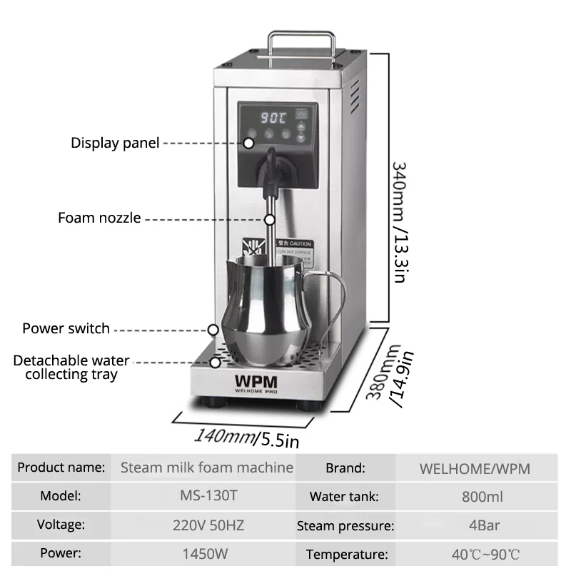 Boiling Water Machine Milk Bub – Coffee Equipment For Coffee Shop recenzja i cena