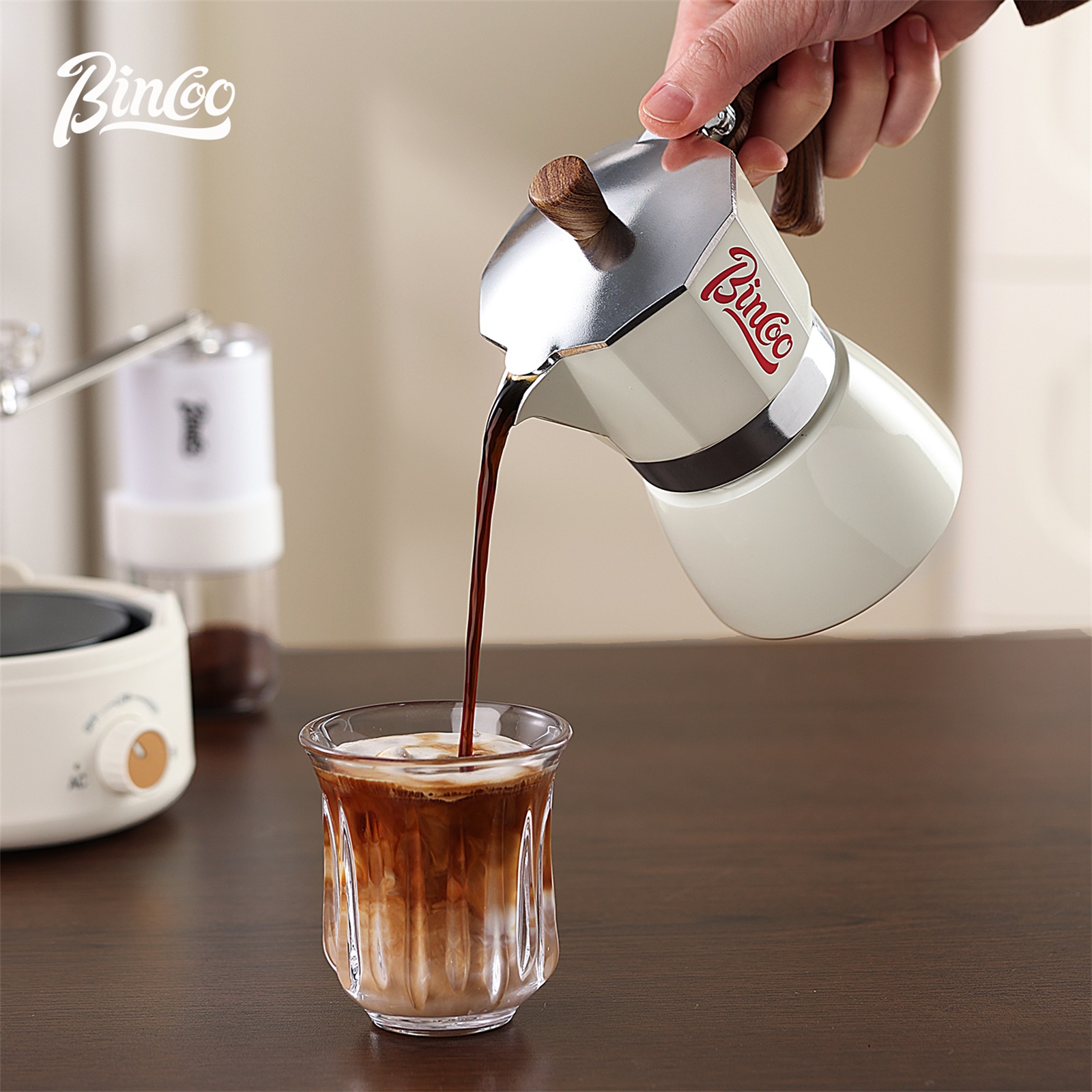 Bincoo Moka Pot and Electric S – Coffee Equipment Set recenzja i cena