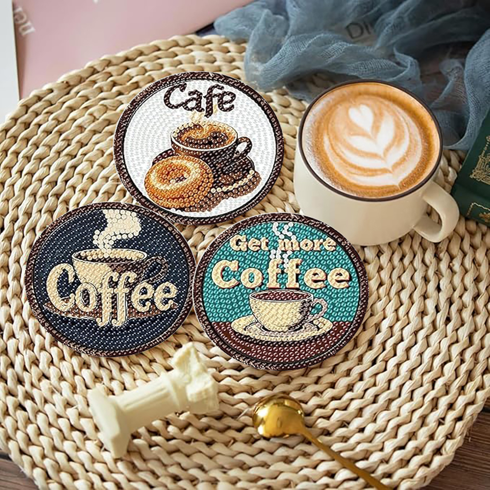 8 pieces/set of diamond painte – Coffee Equipment Set recenzja i cena