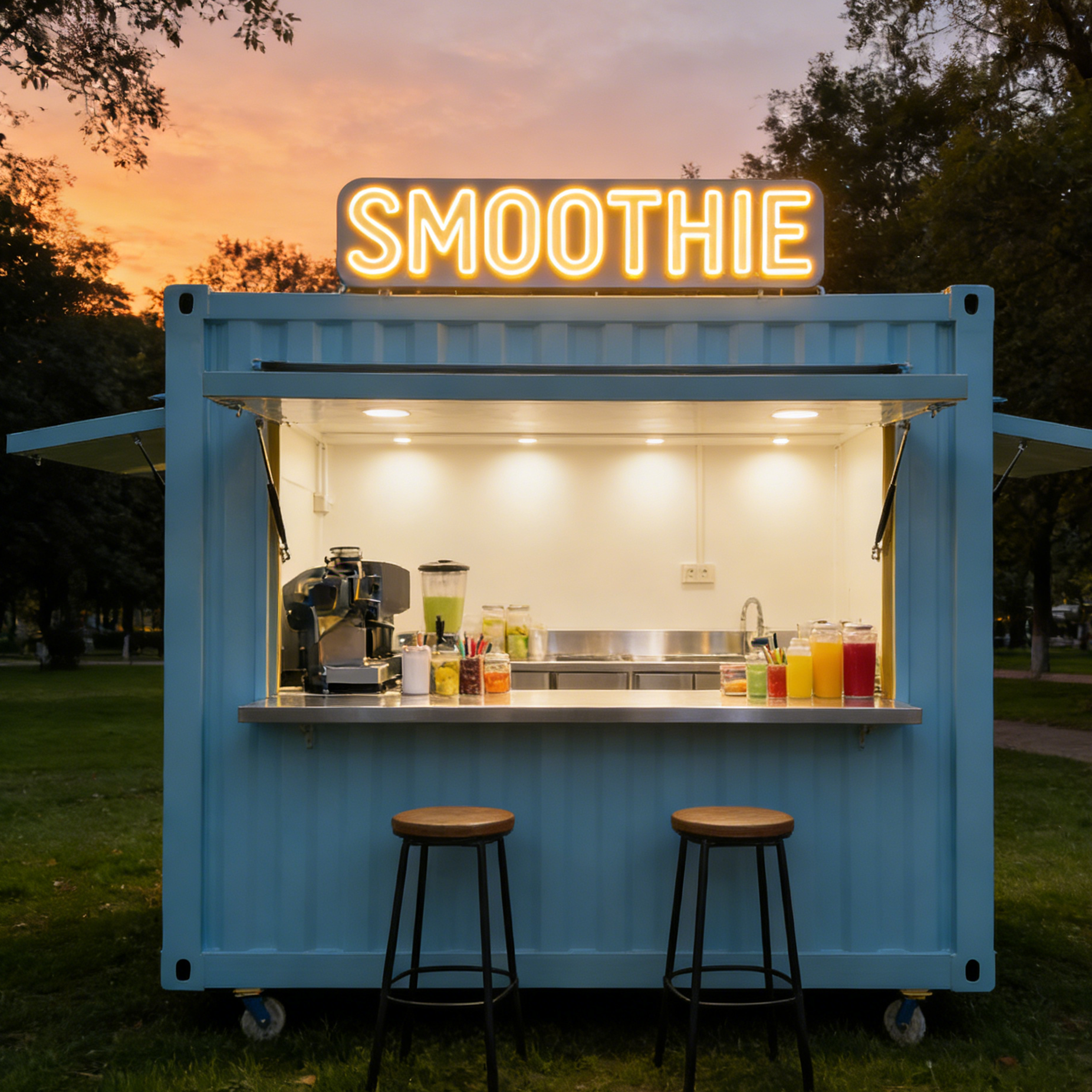 Modern Container Bar Container – Coffee Equipment For Coffee Shop recenzja i cena