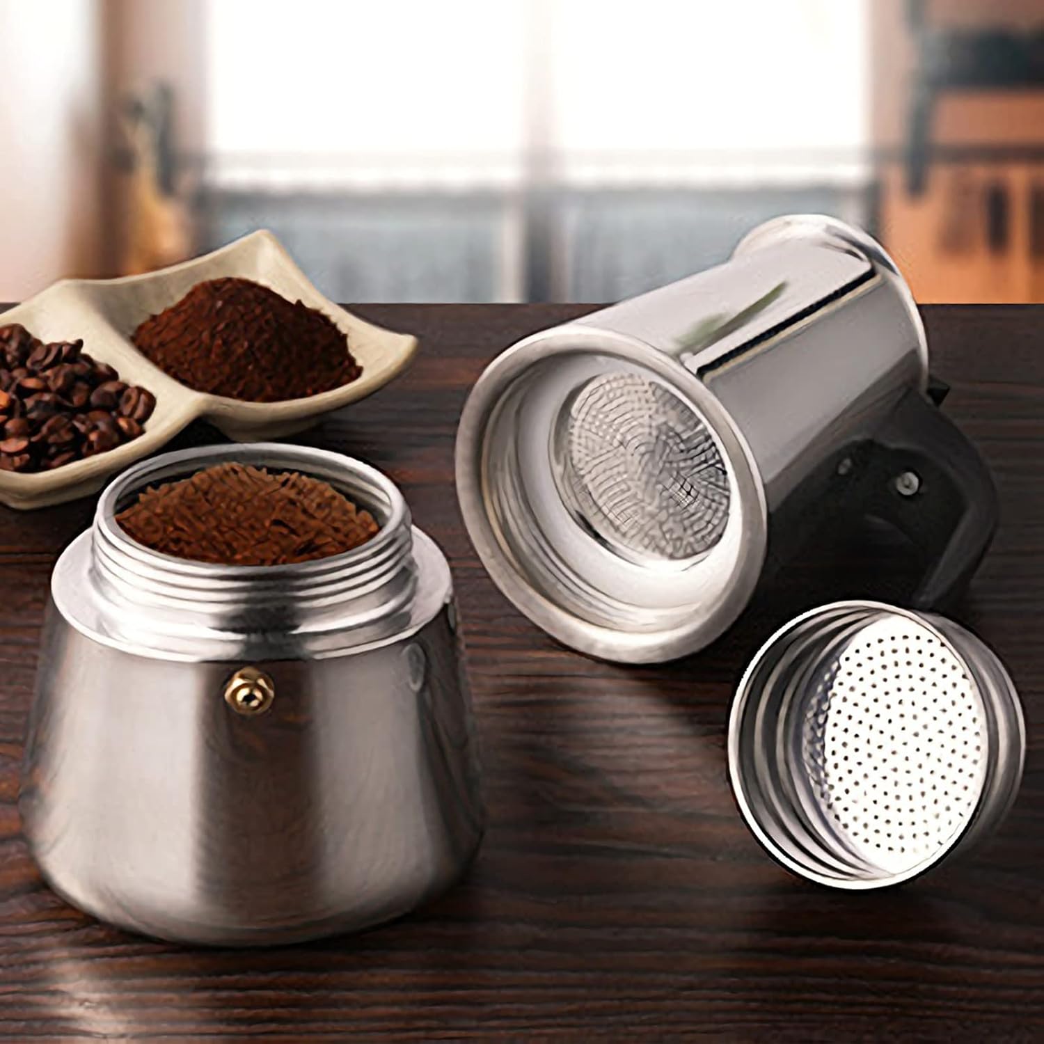 4/6/9 Cups Moka Pot Caffe Mach – Coffee Equipment Set recenzja i cena