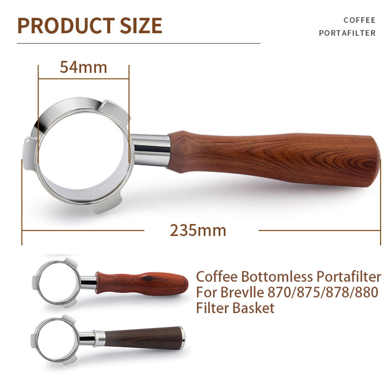 Stainless Steel Breville 54mm  – Naked Portafilter Bottomless recenzja i cena