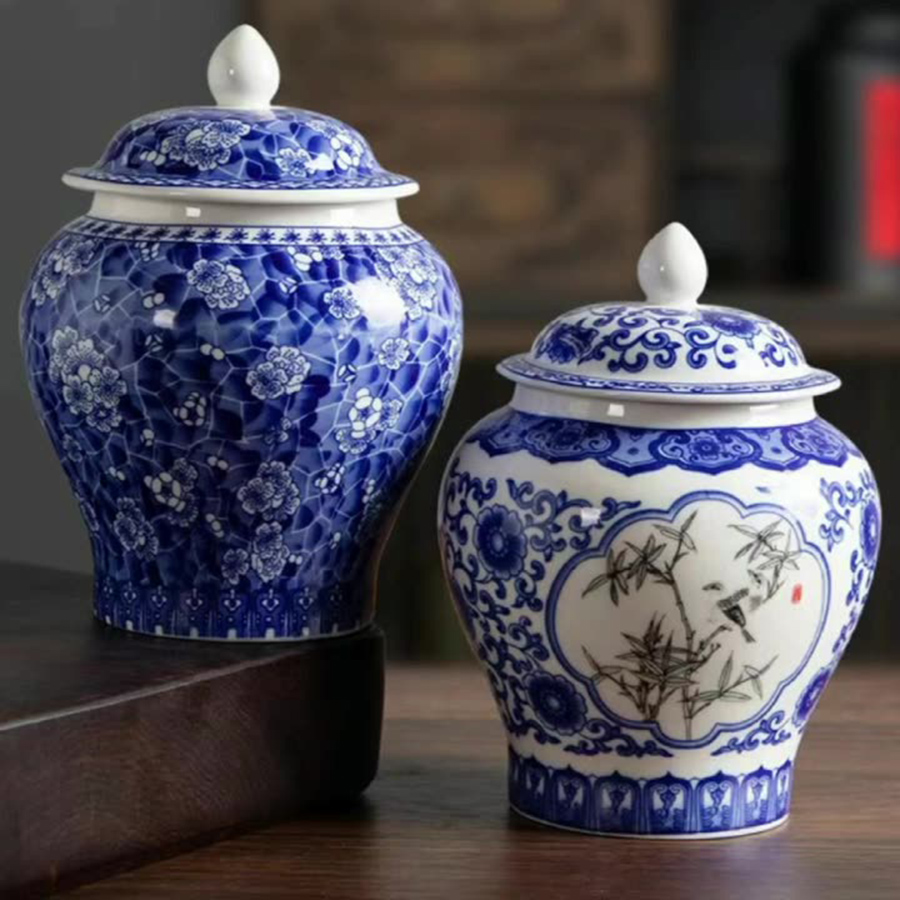 Blue and White Porcelain Tea C – Coffee Equipment Organizer recenzja i cena